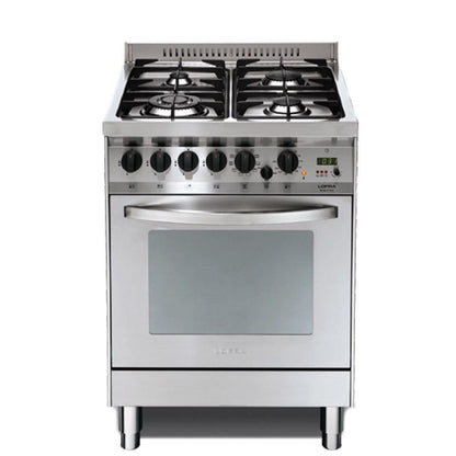 Lofra Professional P 66MF/C GV/C Stainless Gas Dual Fuel Range Cooker 60cm