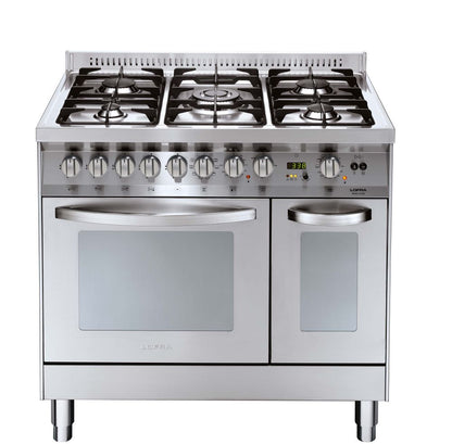 Lofra Professional 90 PD 96MFE/C/GVE Stainless Gas Dual Fuel Range Cooker 90cm