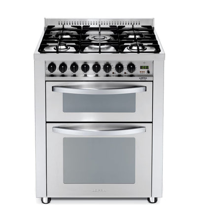 Professional 70cm PUD 76MFTE/Ci Gas Dual Fuel Range Cooker Stainless Steel 70cm