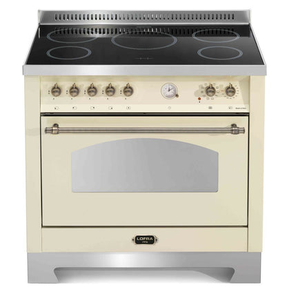 Lofra Dolcevita 90 RBIG 96MFT /5i Induction Electric Range Cooker 90cm Cream & Bronze