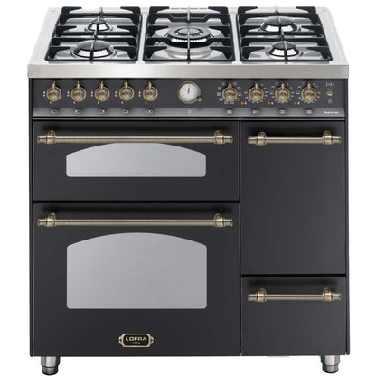 Lofra Dolcevita 90 Quattroporte RNMT96MF2ET/Cif Gas Dual Fuel Range Cooker 90cm