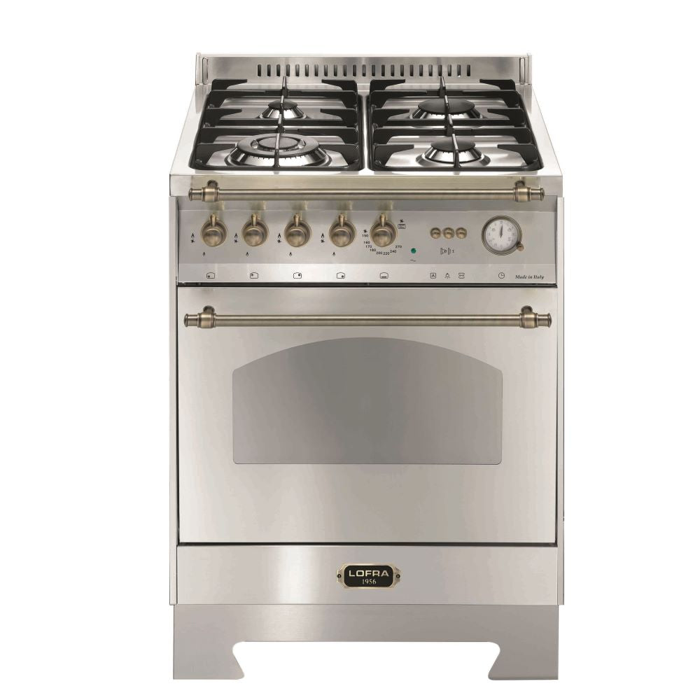 Lofra Dolcevita RS66 MFT / GV CI Gas Dual Fuel Range Cooker 60cm Bronze