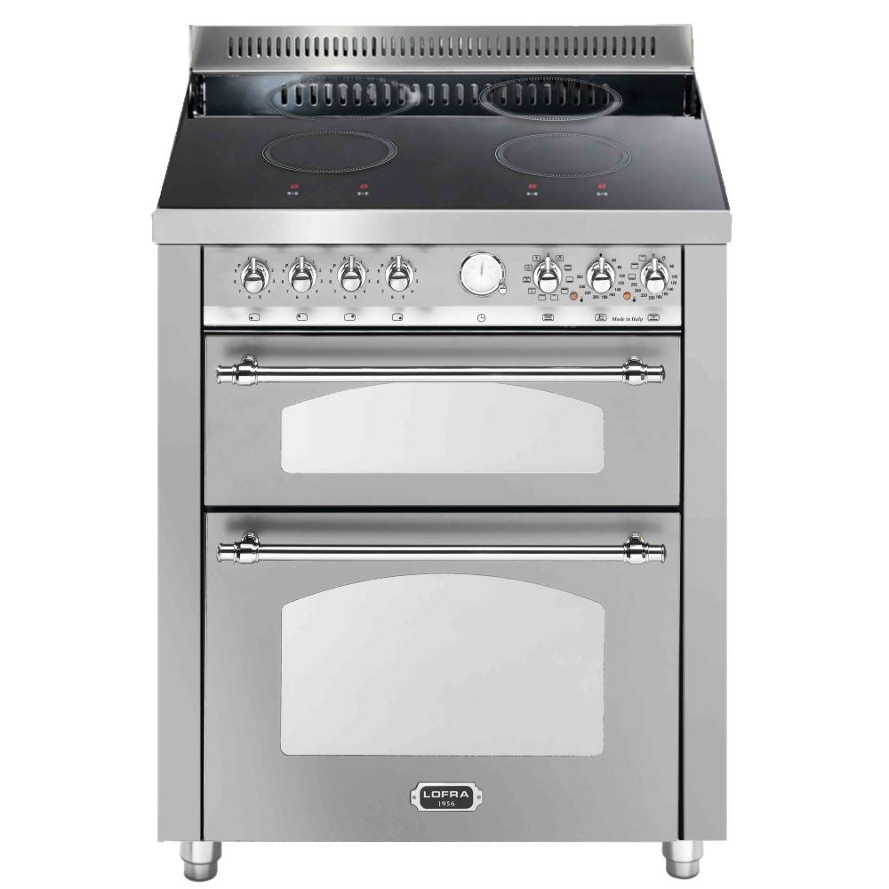 Lofra Dolcevita UD76 MFTE/4I Induction Range Cooker 70cm Stainless Steel Chrome