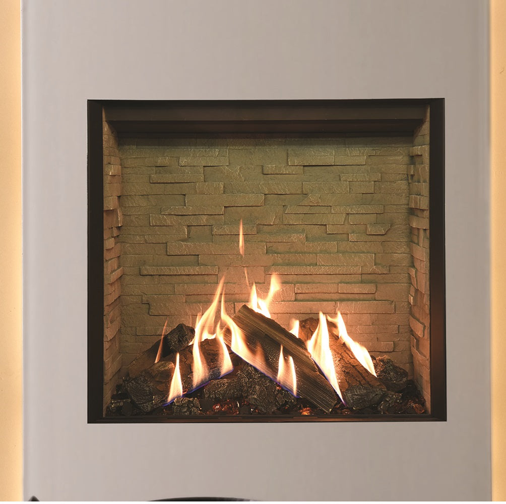 Gazco Reflex 75T Balanced Flue Gas Fire with Edge Frame