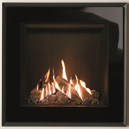 Gazco Reflex 75T Conventional Flue Gas Fire with Evoke Glass Frame