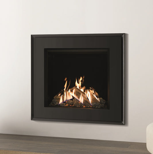 Gazco Reflex 75T Conventional Flue Gas Fire with Evoke Steel Frame