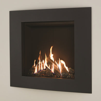 Gazco Reflex 75T Balanced Flue Gas Fire with Verve XS Frame