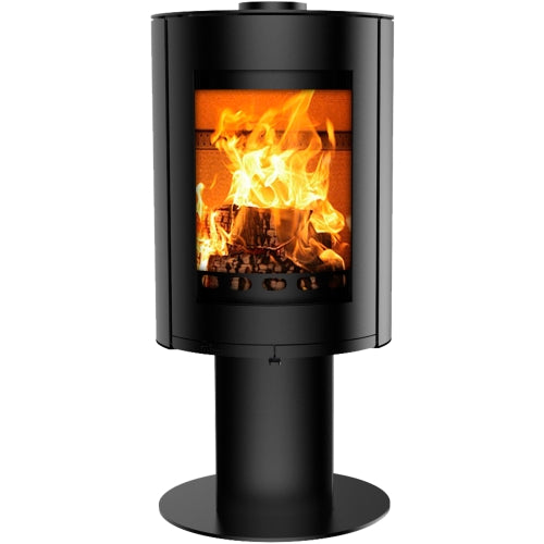 Rondo 5 Pedestal Wood Burning Cylindrical Stove 5 kw.