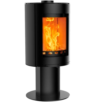 Rondo 5 Pedestal Wood Burning Cylindrical Stove 5 kw.