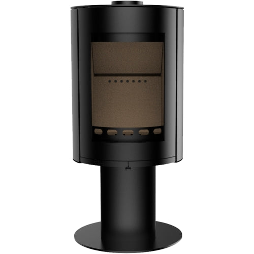 Rondo 5 Pedestal Wood Burning Cylindrical Stove 5 kw.