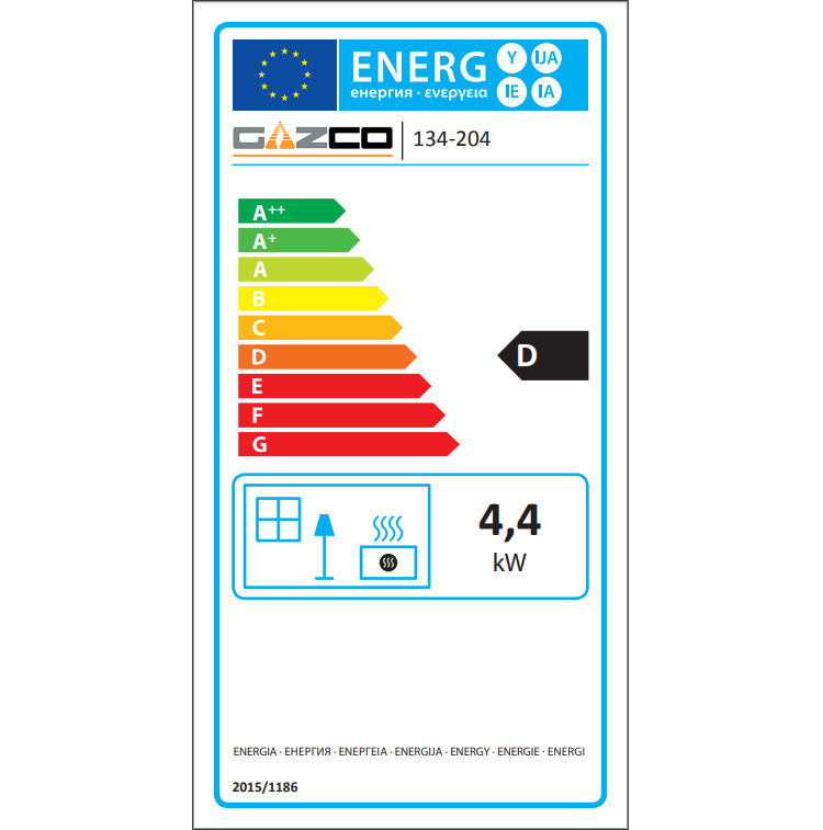 Gazco Riva2 500 Conventional Flue Log Effect Gas Fire with Edge Frame