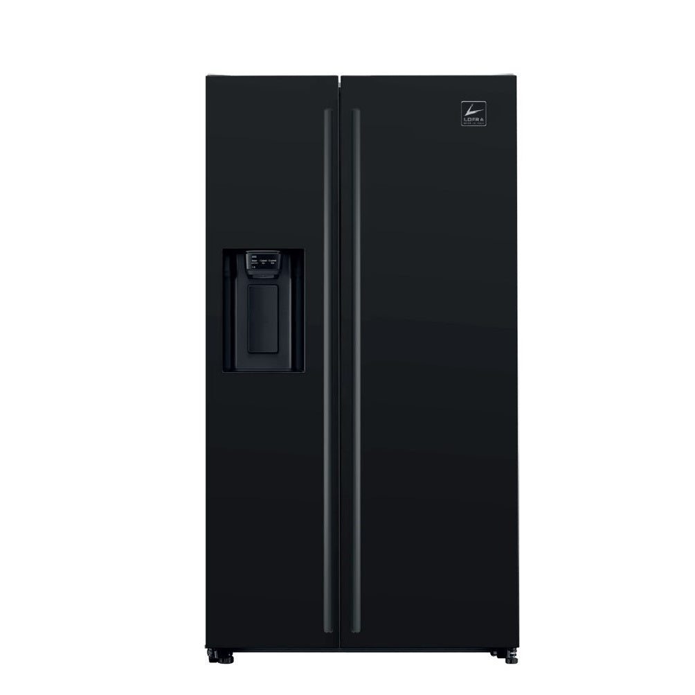 Lofra Total Black Style GF-917 Total Black American Fridge Freezer SXS 92cm