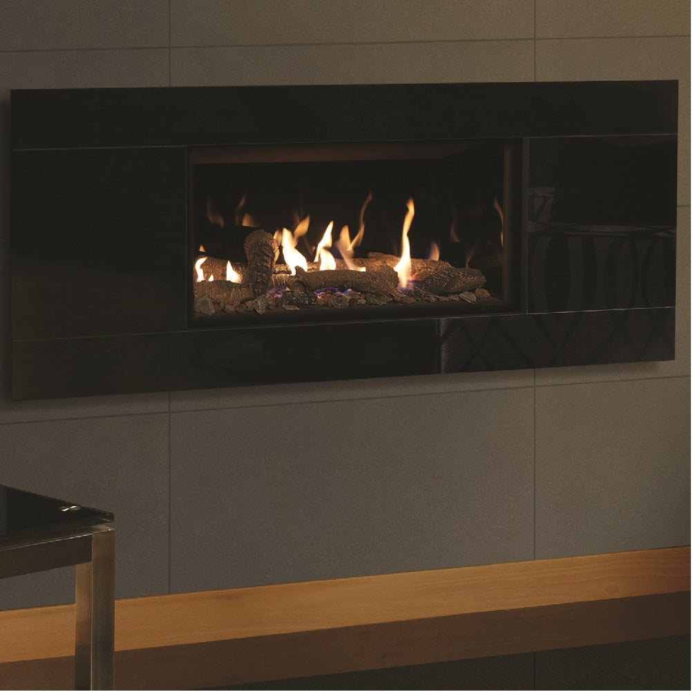 Gazco Studio 1 Conventional Flue Gas Fire with Glass Frame