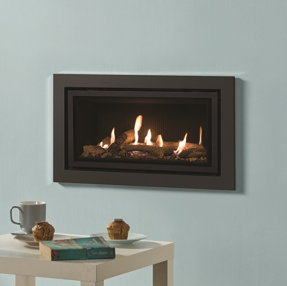 Gazco Studio 1 Balanced Flue Gas Fire with Profil Frame