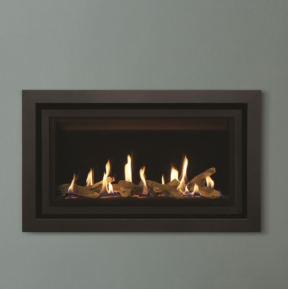 Gazco Studio 1 Slimline Balanced Flue Gas Fire with Profil Frame