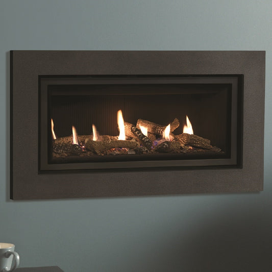 Gazco Studio 2 Conventional Flue Gas Fire with Expression Frame