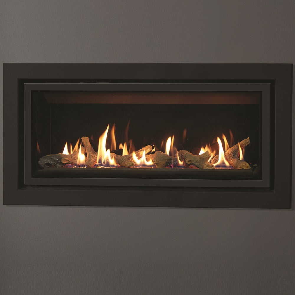 Gazco Studio 2 Slimline Balanced Flue Gas Fire with Profil Frame