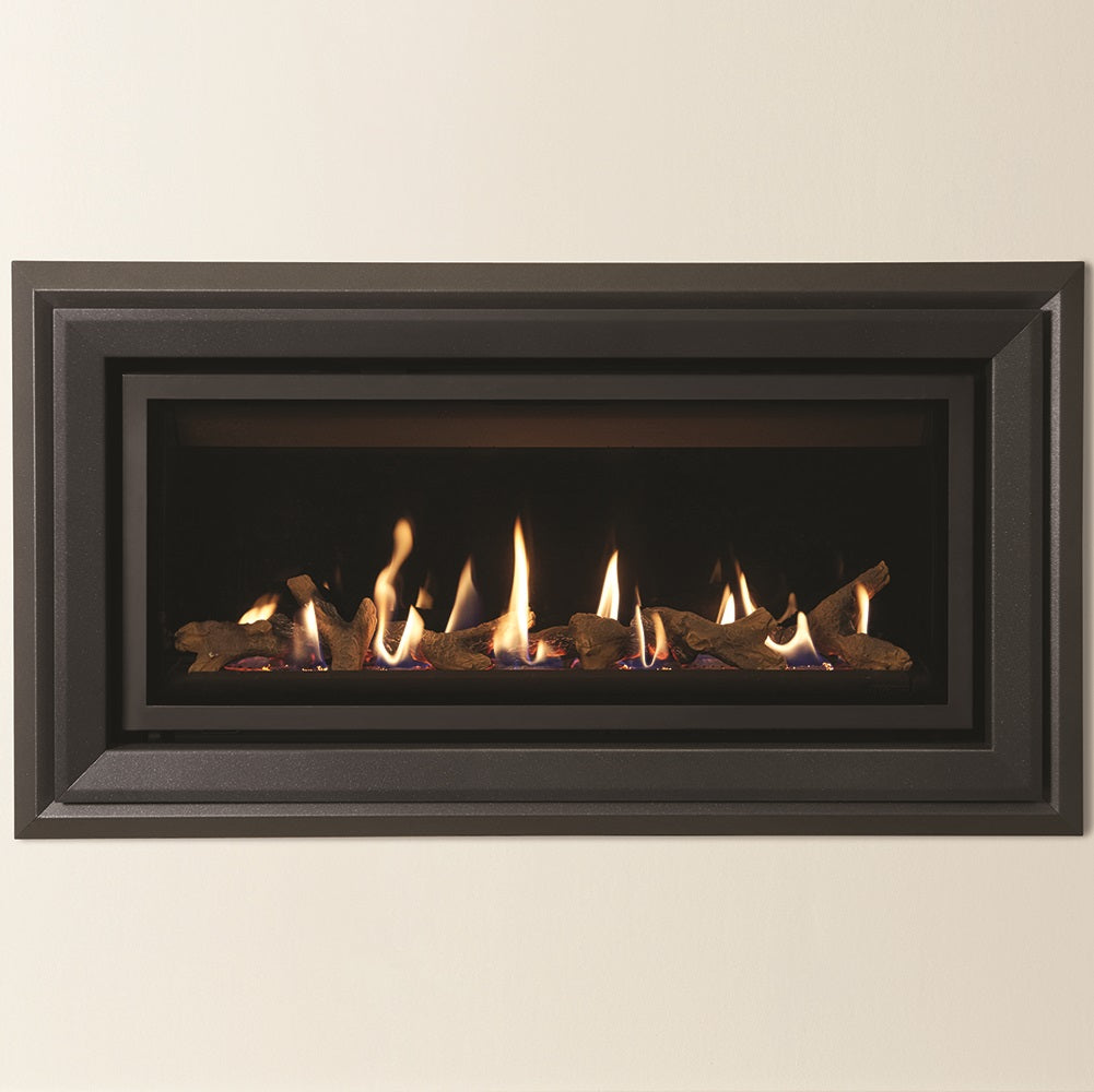 Gazco Studio 2 Slimline Balanced Flue Gas Fire with Zero Clearance Frame