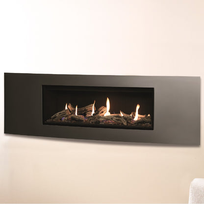 Gazco Studio 2 Balanced Flue Gas Fire with Verve Frame