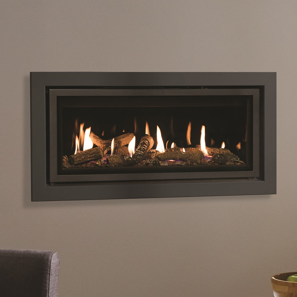 Gazco Studio 2 Balanced Flue Gas Fire with Profil Frame