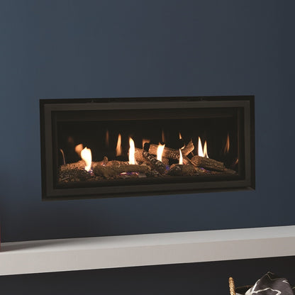 Gazco Studio 2 Conventional Flue Gas Fire with Edge Frame