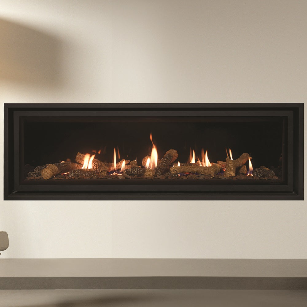 Gazco Studio 3 Balanced Flue Gas Fire with Edge+ Frame