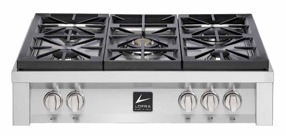 Lofra Professional 90 Range Top TAS96/5 Gas Chef Top Range Cooker Hob 90cm