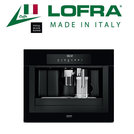 Lofra Total Black 60 Y66T Black Italian Integrated Coffee Machine 60cm