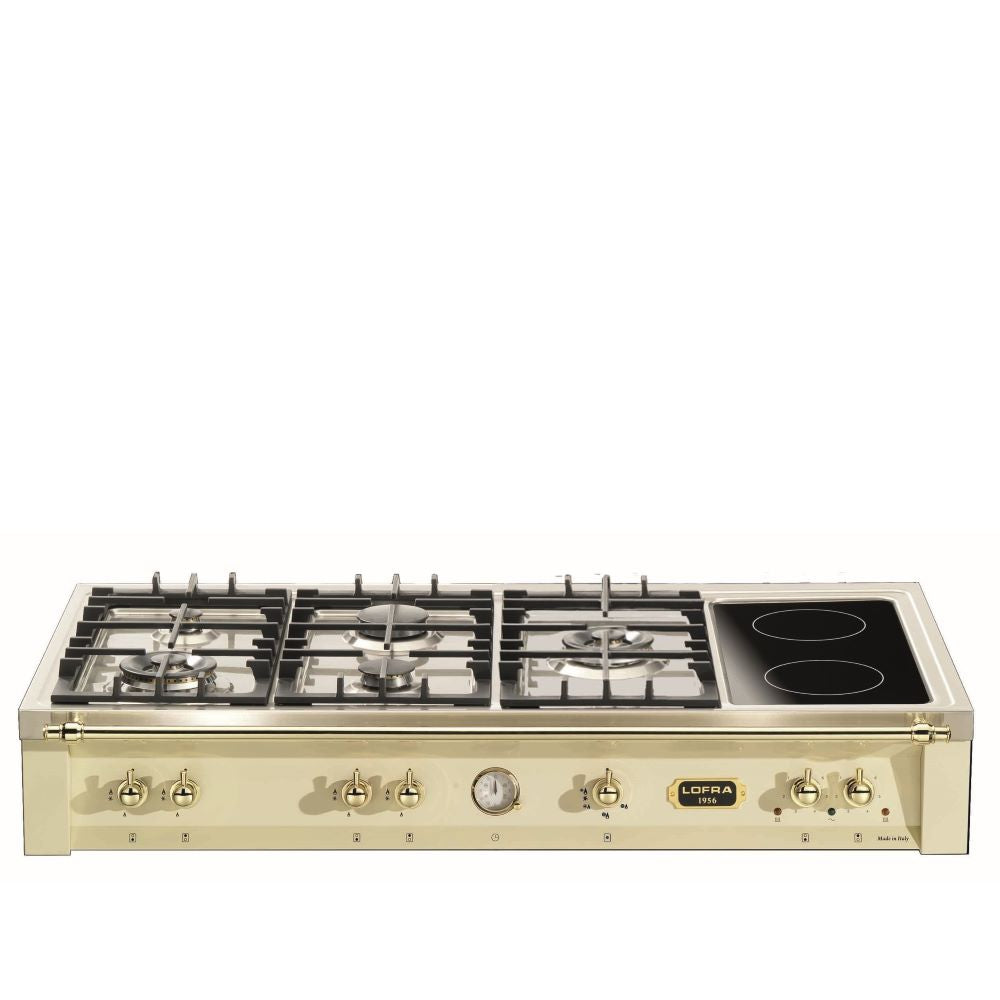 Lofra Dolcevita 120 Range Top TRBI126/5C  Cream Gas Chef Top Range Hob 120cm