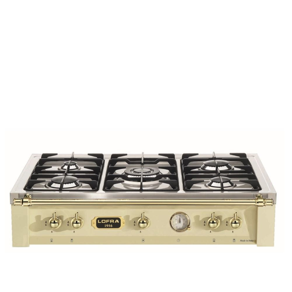 Lofra Dolcevita 90 Range Top TRBI96/5 Cream Gas Chef Top Range Cooker Hob 90cm