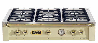 Lofra Dolcevita 90 Range Top TRBI96/5 Cream Gas Chef Top Range Cooker Hob 90cm