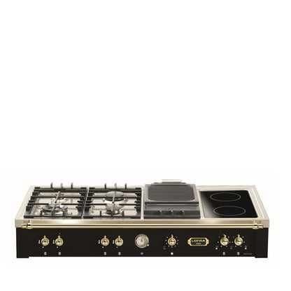 Lofra Dolcevita 120 Range Top TRNM126/4BC Black Gas Chef Top Range Style BBQ Hob 120cm