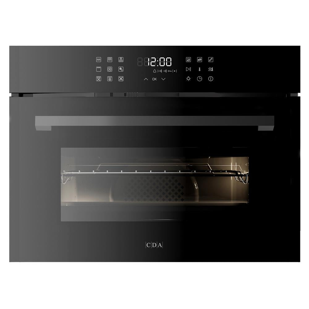 Kitchen Appliance Black Pack,Electric Oven,Coffee Machine,Combi Microwave,2 Drawers.(CD-A1)