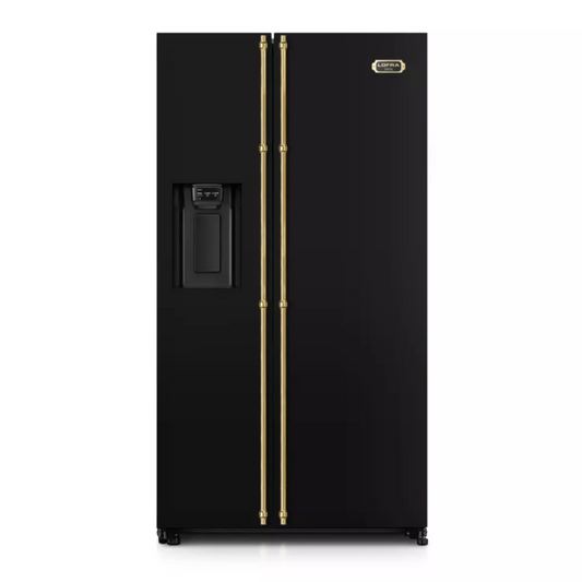 Lofra Dolcevita GFRNM-917 Black American Fridge Freezer SXS 92cm