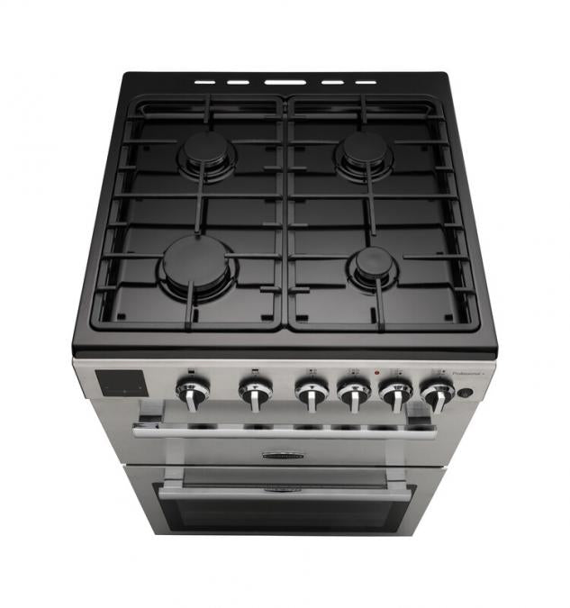 Hotplate on Rangemaster Professional 60+ Gas Double Oven Cooker 60cm