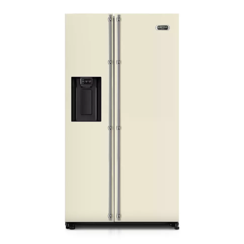 Lofra Dolcevita GFRBI-917 Cream American Fridge Freezer SXS 92cm