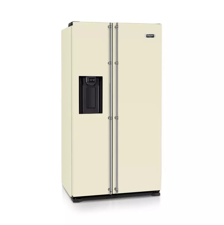 Lofra Dolcevita GFRBI-917 Cream American Fridge Freezer SXS 92cm