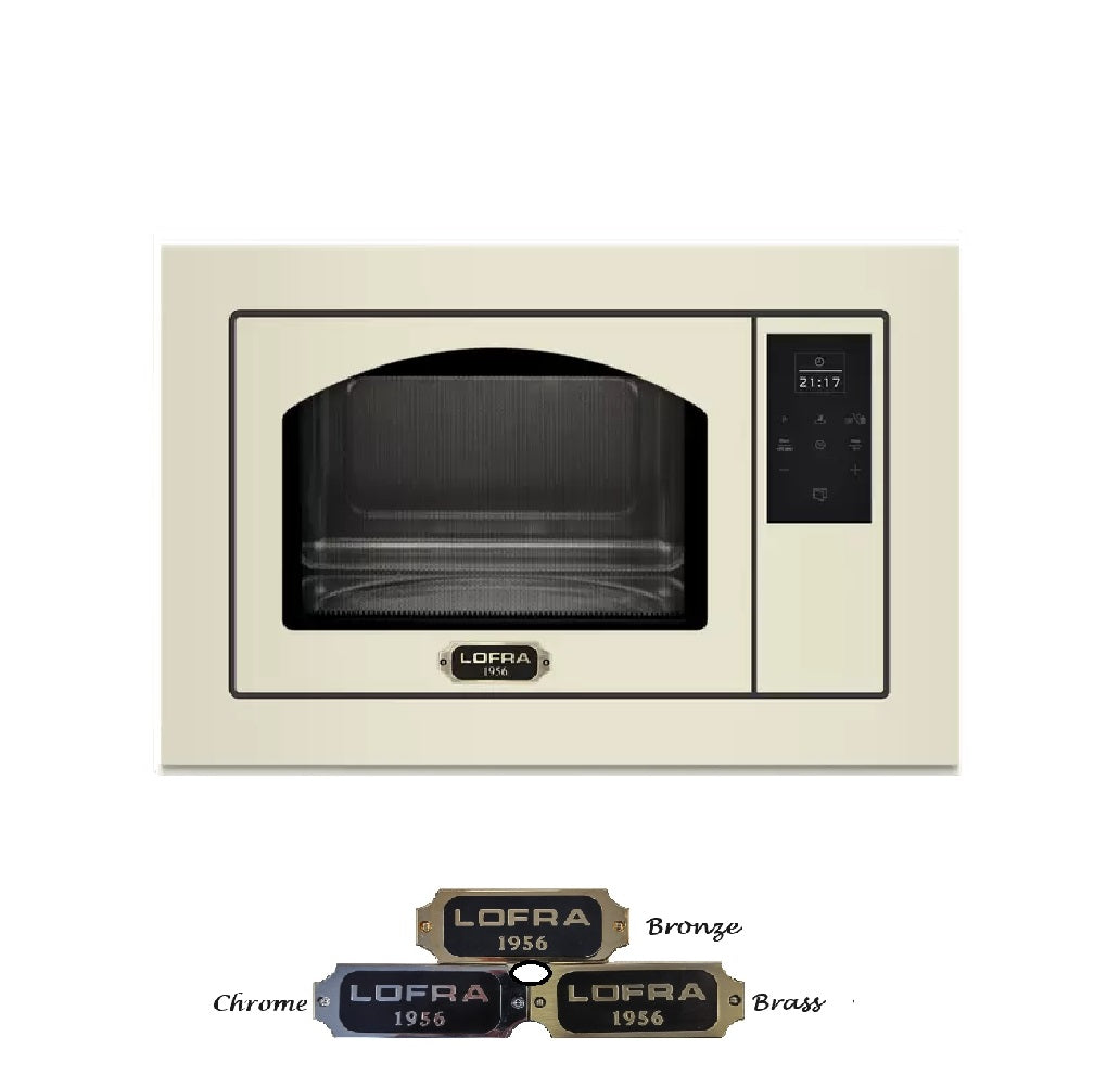 Lofra Dolcevita 6tme Cream Touch Control Integrated Microwave Oven. 60cm