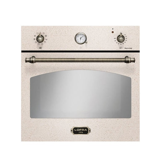 Lofra Dolcevita 69ee FRA-69ee Oatmeal & Bronze Built In Electric Multi function Single Oven 60cm