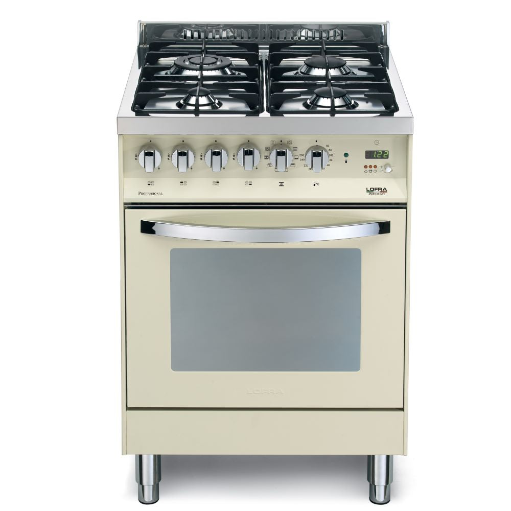 Lofra Rainbow 70 PBP 76MFT VGT C Cream Gas Dual Fuel Range Cooker 70cm