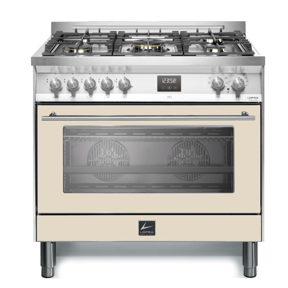 Lofra Venezia 90 PBI G96WMFTE / AEO Cream Gas Dual Fuel Range Cooker 90cm