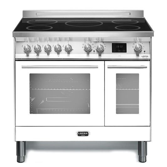 Lofra Venezia 90 PBPD 96MFTE /5i White Induction Electric Range Cooker 90cm