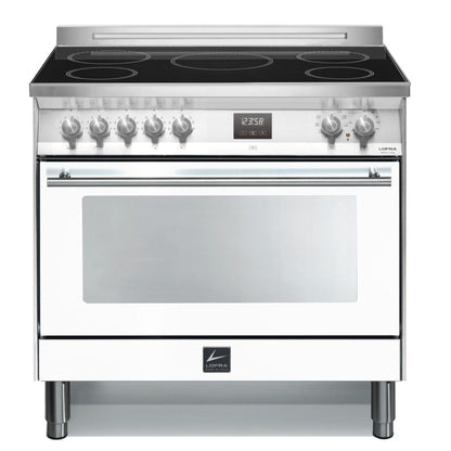 Lofra Venezia 90s PBPD 96MFT /5i White Induction Electric Range Cooker 90cm