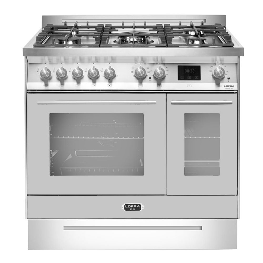 Lofra Venezia 90t PD 96MFTE /AOE Stainless Gas Dual Fuel Range Cooker 90cm