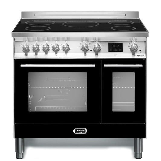 Lofra Venezia 90 PNMD 96MFTE /5i Black Induction Electric Range Cooker 90cm