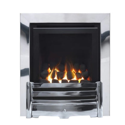 Series 4000 HE CF Coal Effect High Efficiency Gas Fire with Chrome Frame and Front