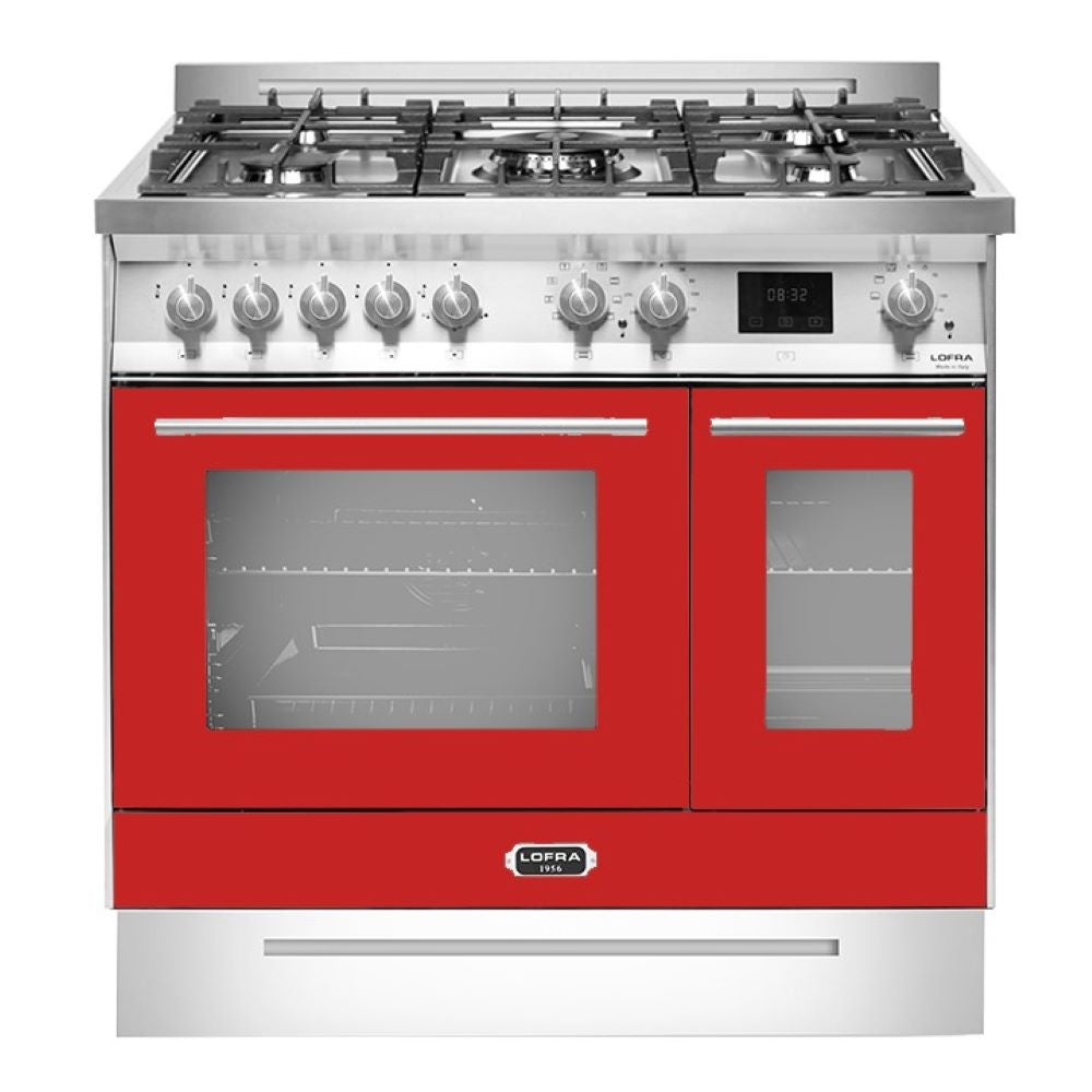 Lofra Venezia 90t PR 96MFTE /AOE Red Gas Dual Fuel Range Cooker 90cm