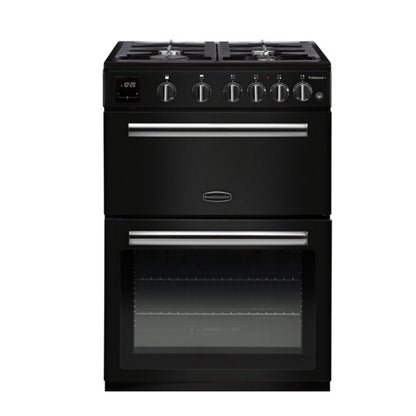 Rangemaster Classic 60 Black Gas Double Oven Cooker 60cm