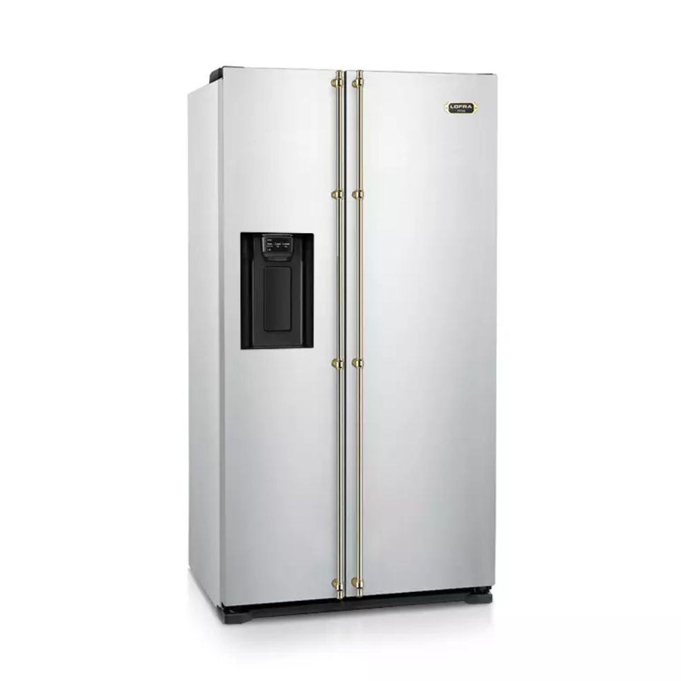 White Lofra Dolcevita GF-917 American Fridge Freezer SXS 92cm