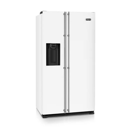 White Lofra Dolcevita GF-917 American Fridge Freezer SXS 92cm